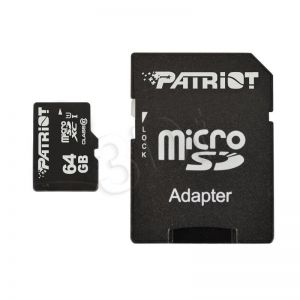 Patriot micro SDHC LX Series 16GB Class 10,UHS Class U1 + Adapter microSD-SD