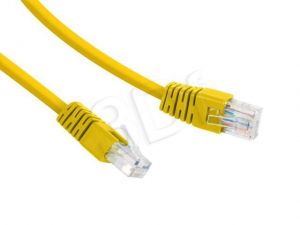 Patchcord UTP Gembird ( RJ45 kat.5e 0.25m żółty )