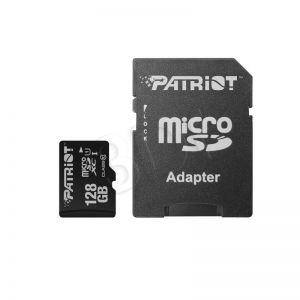 Patriot micro SDXC LX Series 128GB Class 10,UHS Class U1 + Adapter microSD-SD