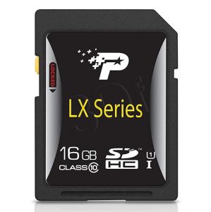 Patriot SDHC LX Series 16GB Class 10,UHS Class U1