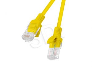 LANBERG PATCHCORD UTP KAT.5E 0.5M ŻÓŁTY