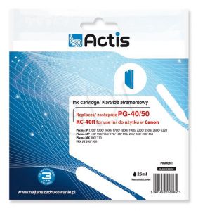 Tusz Actis KC-40R (do drukarki Canon, zamiennik PG-40/ PG-50 standard 25ml czarny)