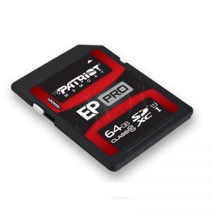 Patriot SDXC EP Pro Series 64GB Class 10,UHS Class U1