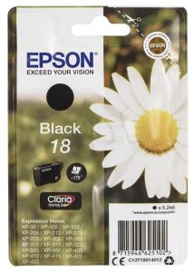 Tusz Epson czarny T1801/18=C13T18014012, 175 str., 5.2 ml, 5.2 ml