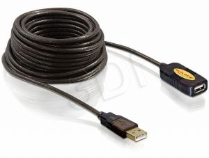 Kabel Delock ( USB A F-M 5m czarny )