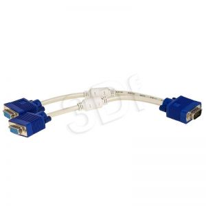 Adapter rozdzielacz Akyga AK-AD-20 VGA 15-PIN - 2x VGA 15-PIN M-F