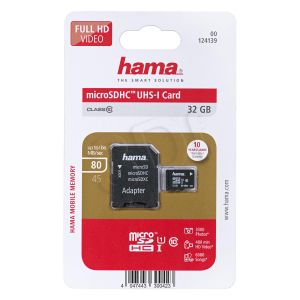 Hama Polska SDHC MSDHC 32GB Class 10 + Adapter microSD-SD