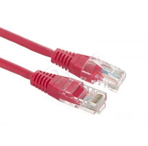 Patchcord UTP Alantec KKU5CZER0.5 ( RJ45 - RJ45 kat.5e 0,5m czerwony )