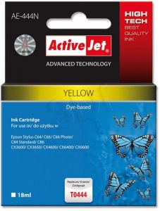 Tusz Activejet AE-444N (do drukarki Epson, zamiennik T0444 supreme 17ml yellow)