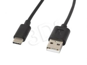 LANBERG KABEL USB 2.0 TYPE-C(M)-AM 1.8M, CZARNY