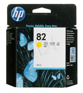 Tusz HP żółty HP 82Y, HP82Y=C4913A, 69 ml