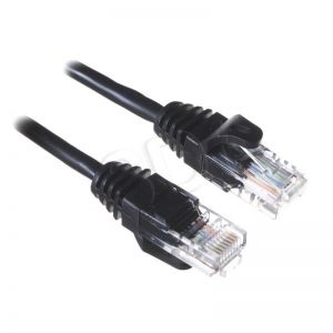 Patchcord UTP Alantec KKU5CZA1 ( RJ45 - RJ45 kat.5e 1m czarny )