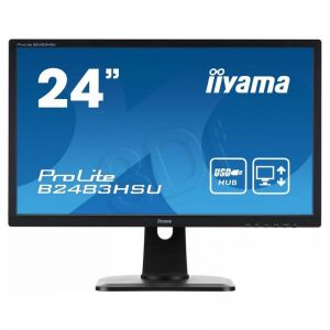 Monitor IIYAMA Prolite B2483HSU-B1DP ( 24\ ; TN ; FullHD 1920x1080 ; czarny )