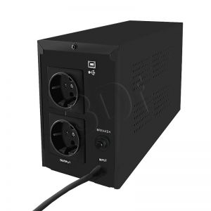 QOLTEC ZASILACZ UPS MONOLITH 600VA | 360W | LCD | USB