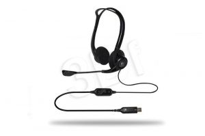 Słuchawki nauszne z mikrofonem Logitech PC Headset 960 USB (Czarny)