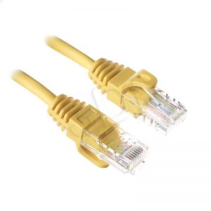 Patchcord UTP Alantec KKU5ZOL1 ( RJ45 - RJ45 kat.5e 1m żółty )