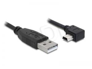 DELOCK KABEL MINI USB WTYK KĄTOWY 0.5M