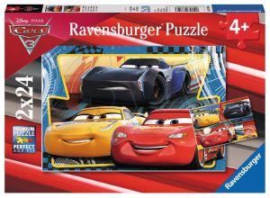 PUZZLE CARS 3 FLASH, CRUZ, JACKSON 2X24 EL.