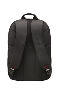 Samsonite Plecak na notebooka 88U-09-004 14,1\ Czarny, z czerwonymi akcentami z metalowym logo Samo