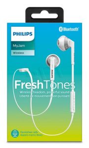 Słuchawki douszne z mikrofonem Philips SHB5250WT/00 (białe Bluetooth)