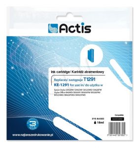 Tusz Actis KE-1291 (do drukarki Epson, zamiennik T1291 standard 18ml czarny)