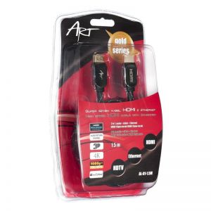 Kabel HDMI ART AL-01 ( HDMI 1.4 - HDMI 1.4 M-M 1,5m czarny )