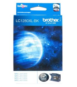 Tusz Brother czarny LC1280XLBK=LC-1280XLBK, 2400 str.