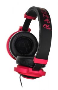 Słuchawki nauszne z mikrofonem Razer Kraken Mobile (neonowy czerwony)