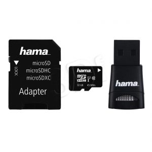 Hama Polska micro SDHC 32GB Class 10 + Adapter microSD-SD + Adapter microSD-USB