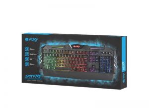 Klawiatura Natec FURY SPITFIRE (przewodowa czarna USB)