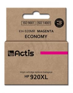 Tusz Actis HP 920XL (do drukarki Hewlett Packard, zamiennik HP 920XL CD973AE standard 12ml magenta)