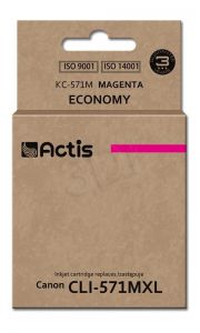 Tusz Actis KC-571M (do drukarki Canon, zamiennik CLI-571M standard 12ml magenta)