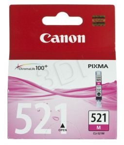 Tusz Canon czerwony CLI-521M=CLI521M=2935B001, 350 str.,9 ml