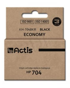 Tusz Actis KH-704BKR (do drukarki Hewlett Packard, zamiennik HP 704 CN692AE standard 15ml czarny)