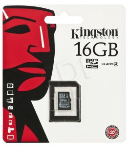 Kingston micro SDHC SDC4/16GBSP 16GB Class 4