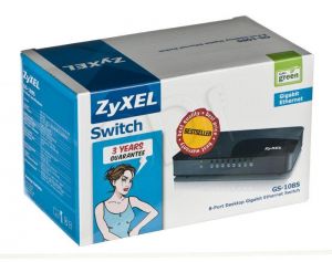 ZyXEL GS108SV2 SWITCH 8x1000Mbit QoS plastic