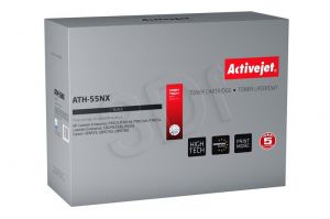 Toner Activejet ATH-55NX (do drukarki Canon,Hewlett Packard, zamiennik HP 55X/Canon CRG-724H CE255X