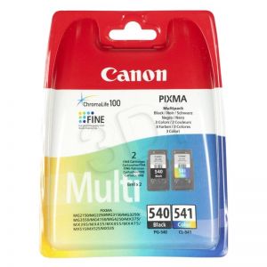 Tusz Canon zestaw PG-540/CL-541=PG540/CL541=5225B006, zawiera czarny i kolor, PG-540+CL-541