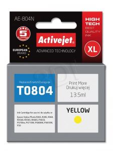 Tusz Activejet AE-804N (do drukarki Epson, zamiennik T0804 supreme 13,5ml yellow)