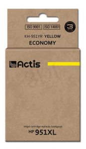 Tusz Actis KH-951YR (do drukarki Hewlett Packard, zamiennik HP 951XL CN048AE standard 25ml yellow Ch