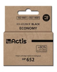 Tusz Actis KH-652BKR (do drukarki Hewlett Packard, zamiennik HP652 F6V25AE standard 15ml czarny)