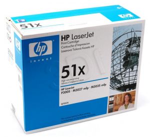 Toner HP czarny HP 51X, HP51X=Q7551X, 13000 str.