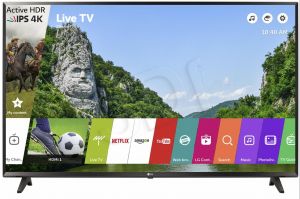 TV 49\ LG 49UJ6307 ( 4K 3840x2160 DVB-C DVB-S2 DVB-T2 3x HDMI 2x USB SmartTV WiDi WiFi )