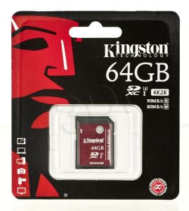 Kingston SDXC SDA3/64GB 64GB UHS Class U3