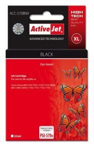 Tusz Activejet ACC-570BNX (do drukarki Canon, zamiennik PGI-570Bk XL supreme 22ml czarny Chip)