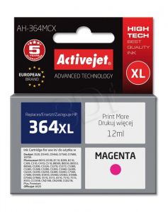 Tusz Activejet AH-364MCX (do drukarki Hewlett Packard, zamiennik HP 364XL CB324EE premium 12ml magen