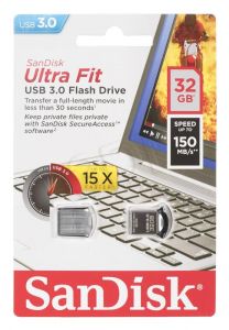 Sandisk Flashdrive Ultra Fit 32GB USB 3.0 srebrny