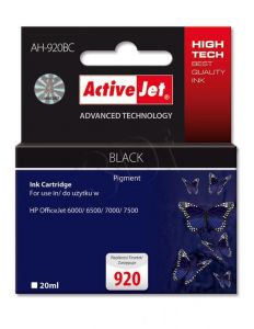 Tusz Activejet AH-920BC (do drukarki Hewlett Packard, zamiennik HP 920 CD971AE premium 20ml czarny C