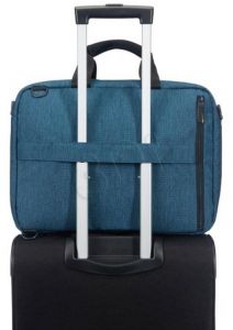 Samsonite Torba na notebooka 28G-19-005 15,6\ Czarny, z granatowym płótnem