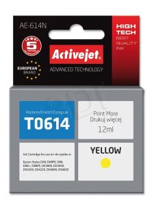 Tusz Activejet AE-614N (do drukarki Epson, zamiennik T0614 supreme 12ml yellow)